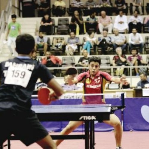 TABLE TENNIS STARS THROUGH TO SEMI FINALS Jordan Olympic Committee