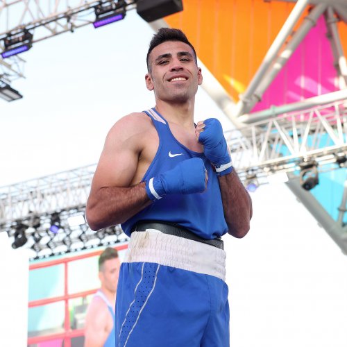 ISHAISH INTO ISLAMIC GAMES BOXING SEMIS - Jordan Olympic Committee